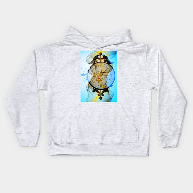 It is impossible to stop time. But it can be managed with love! Kids Hoodie by CatCoconut-Art